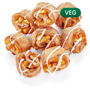 Cinnamon Bombs with apple